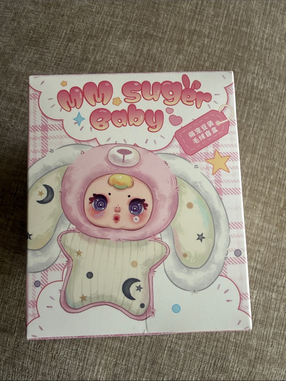 Mam Sugar Baby Pink Bunny Plush blind Box
